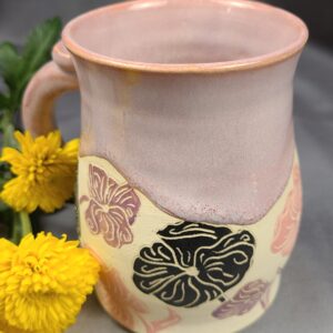 Pink Flower Mug