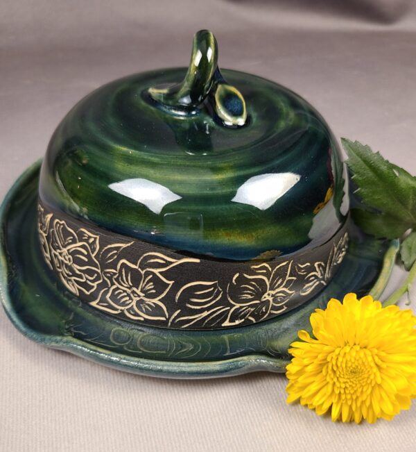 Green Butter Dish