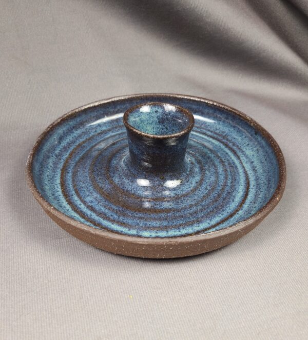 Blue and Brown Appetizer Dish