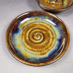 Orange and Blue Sponge Holder
