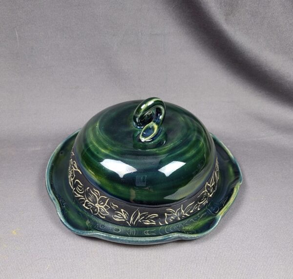 Green Butter Dish
