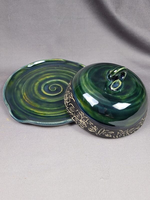Green Butter Dish