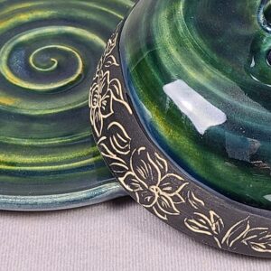 Green Butter Dish