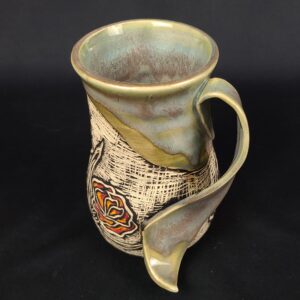 Sgraffito Butterfly Mug - Image 2