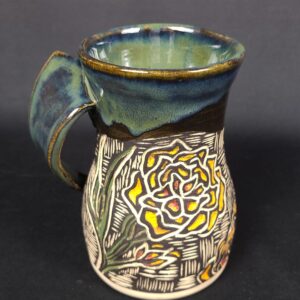 Sgraffito Butterfly Mug - Image 2